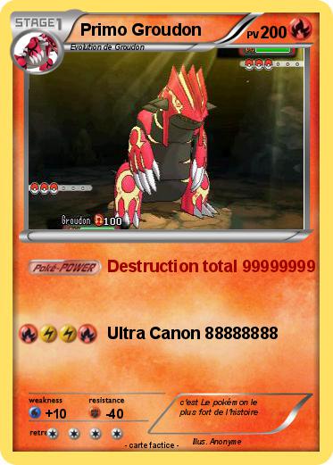 Pokemon Primo Groudon