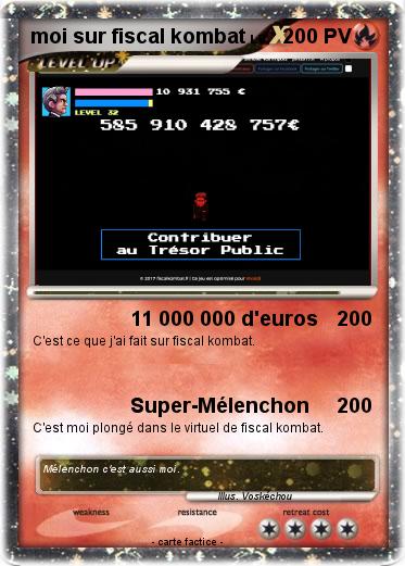 Pokemon moi sur fiscal kombat