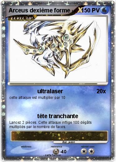 Pokemon Arceus dexième forme