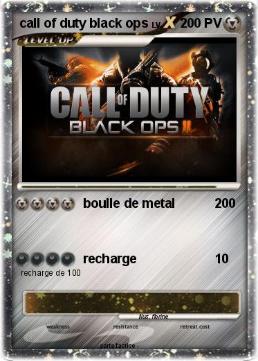 Pokemon call of duty black ops