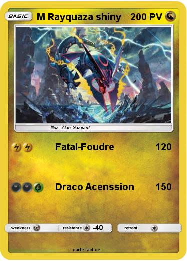 Pokemon M Rayquaza shiny