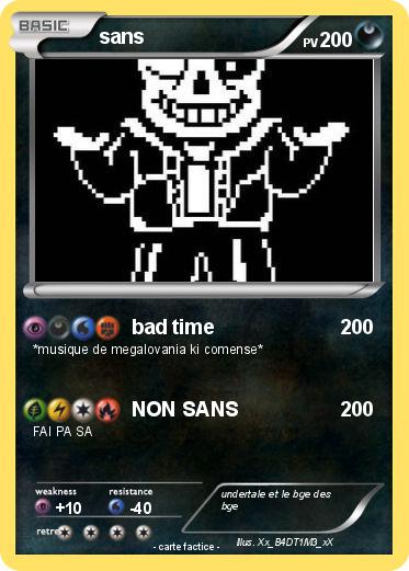 Pokemon sans