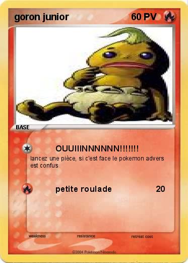 Pokemon goron junior