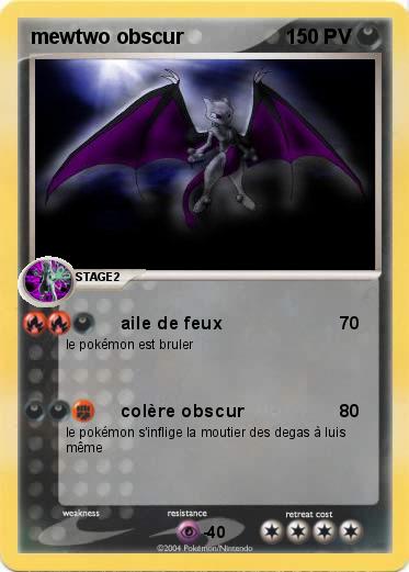 Pokemon mewtwo obscur 