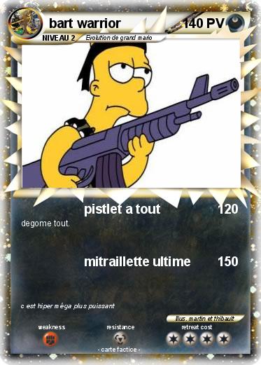 Pokemon bart warrior