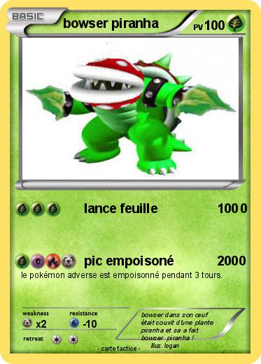 Pokemon bowser piranha