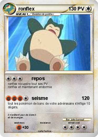 Pokemon ronflex