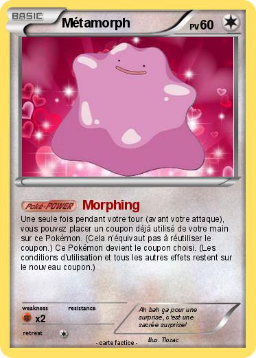 Pokemon Métamorph