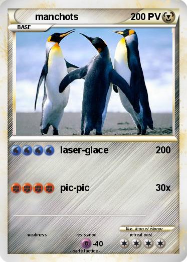 Pokemon manchots