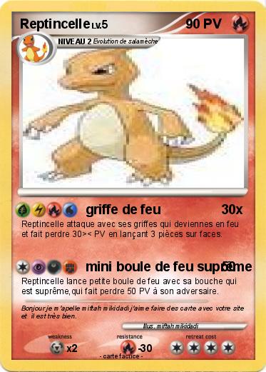 Pokemon Reptincelle