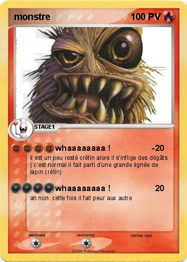 Pokemon monstre