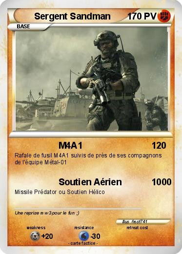 Pokemon Sergent Sandman