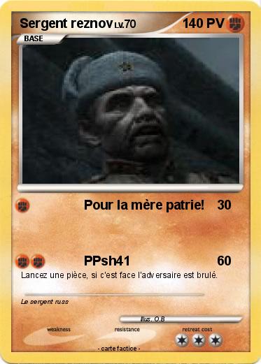 Pokemon Sergent reznov