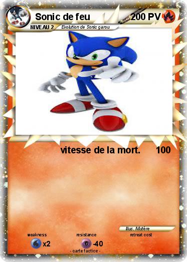 Pokemon Sonic de feu