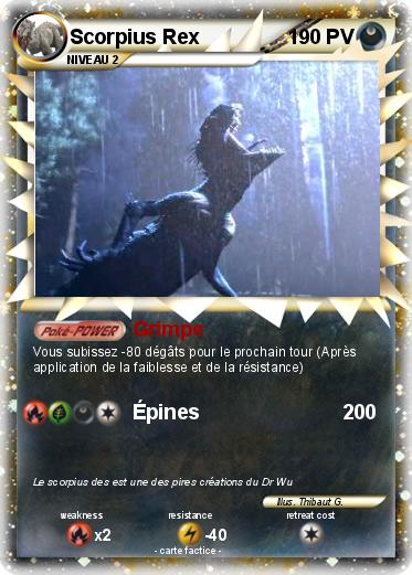 Pokemon Scorpius Rex