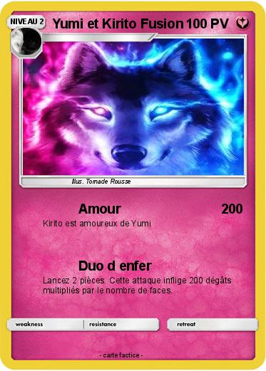 Pokemon Yumi et Kirito Fusion