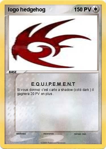 Pokemon logo hedgehog