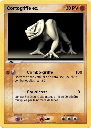 Pokemon Contogriffe ex.