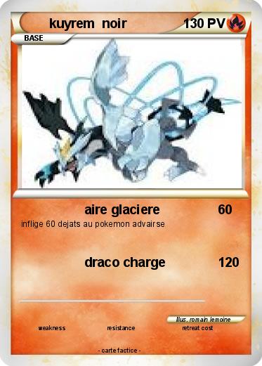 Pokemon kuyrem  noir