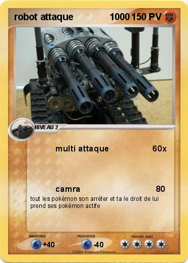 Pokemon robot attaque              1000 
