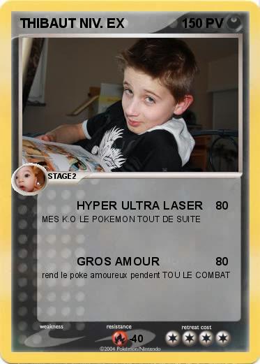 Pokemon THIBAUT NIV. EX