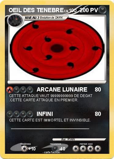 Pokemon OEIL DES TENEBRE Pokemon OEIL DES TENEBRE