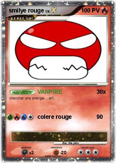 Pokemon smilye rouge