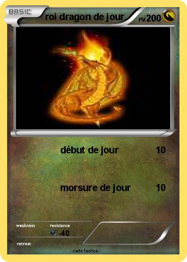 Pokemon roi dragon de jour