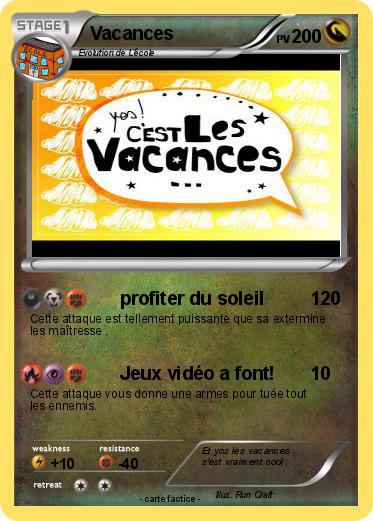 Pokemon Vacances