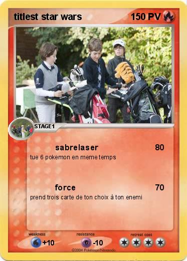 Pokemon titlest star wars