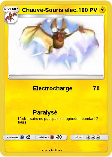 Pokemon Chauve-Souris elec.