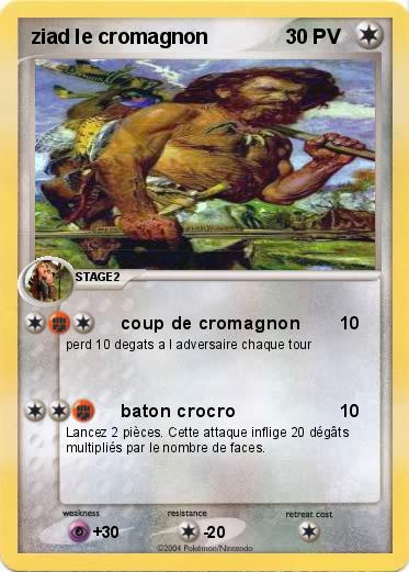 Pokemon ziad le cromagnon