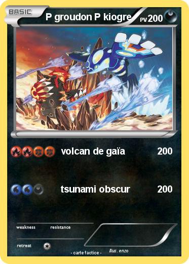 Pokemon P groudon P kiogre