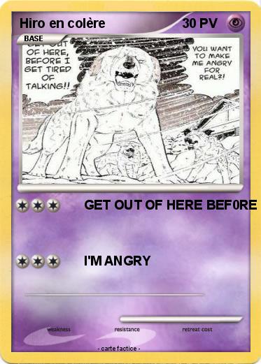 Pokemon Hiro en colère