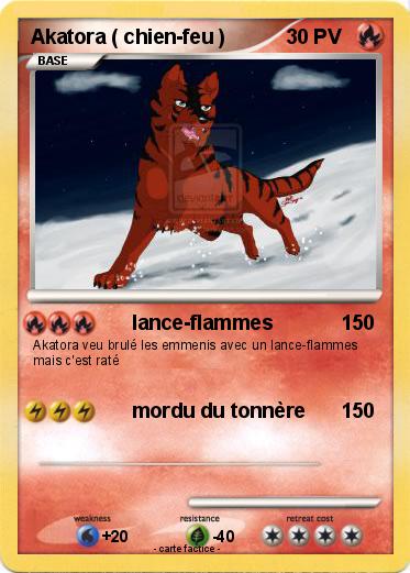 Pokemon Akatora ( chien-feu )