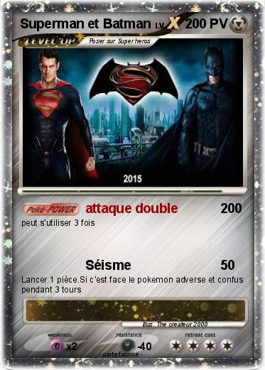 Pokemon Superman et Batman