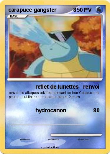 Pokemon carapuce gangster           8