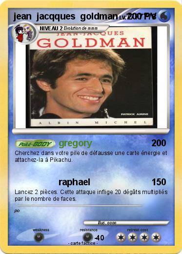 Pokemon jean  jacqques  goldman