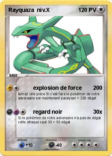 Pokemon Rayquaza  niv.X
