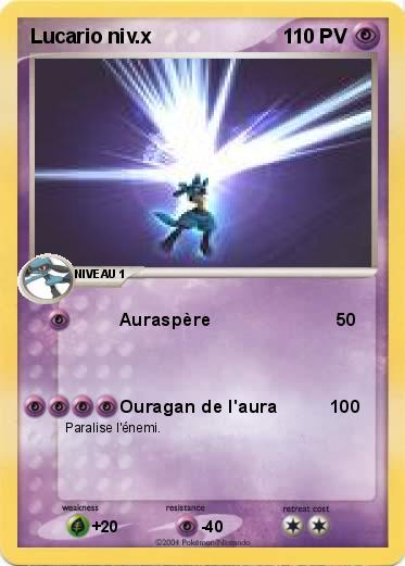 Pokemon Lucario niv.x