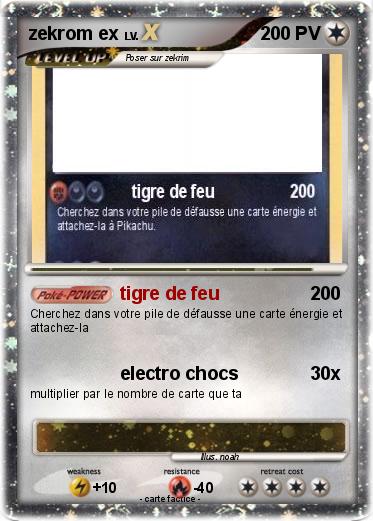 Pokemon zekrom ex