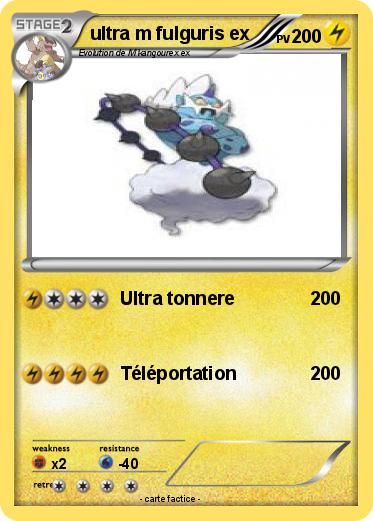 Pokemon ultra m fulguris ex