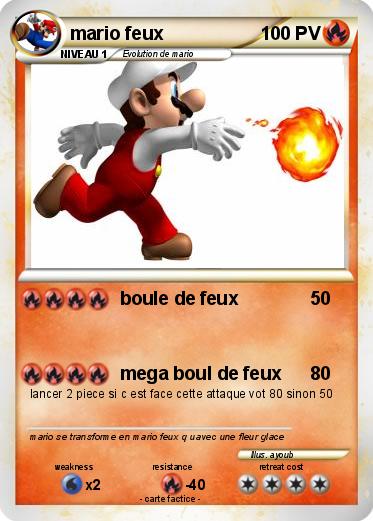 Pokemon mario feux