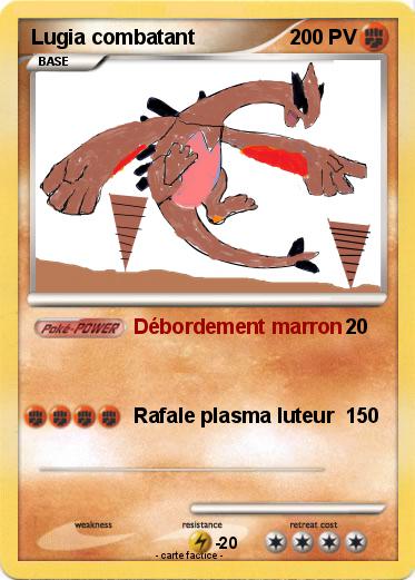 Pokemon Lugia combatant