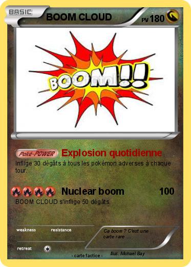 Pokemon BOOM CLOUD