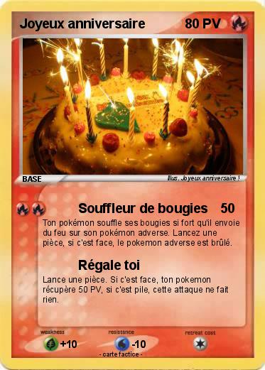 Pokemon Joyeux anniversaire