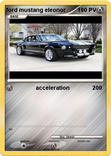 Pokemon ford mustang eleonor