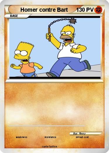 Pokemon Homer contre Bart