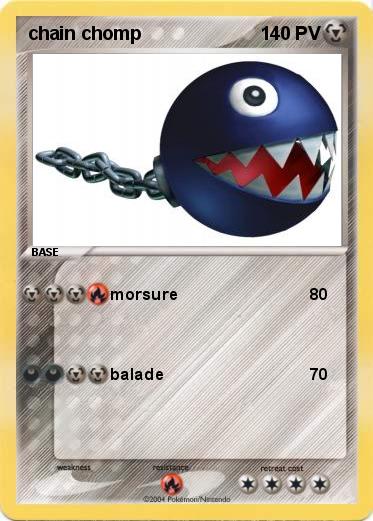 Pokemon chain chomp