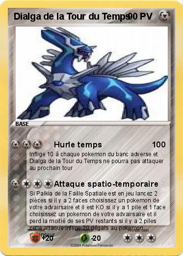 Pokemon Dialga de la Tour du Temps